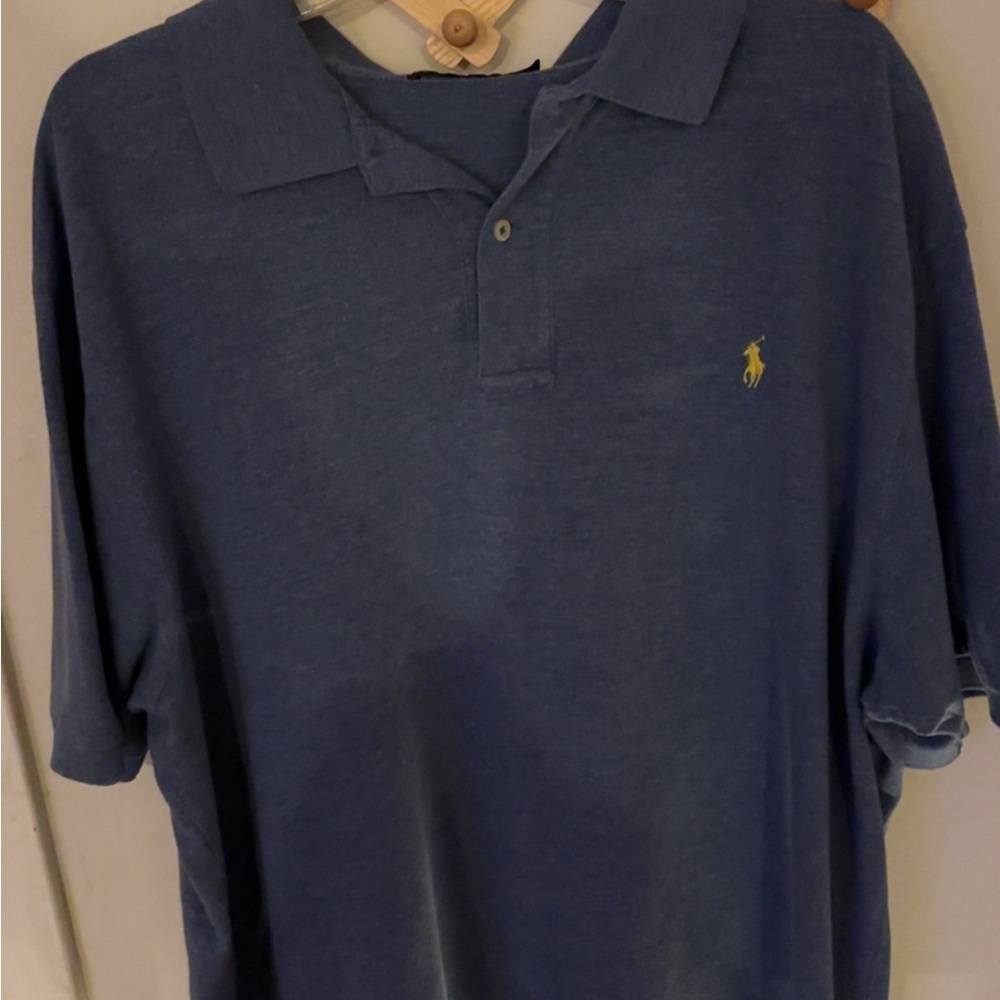 Polo by Ralph Lauren Men's Blue Polo Shirt